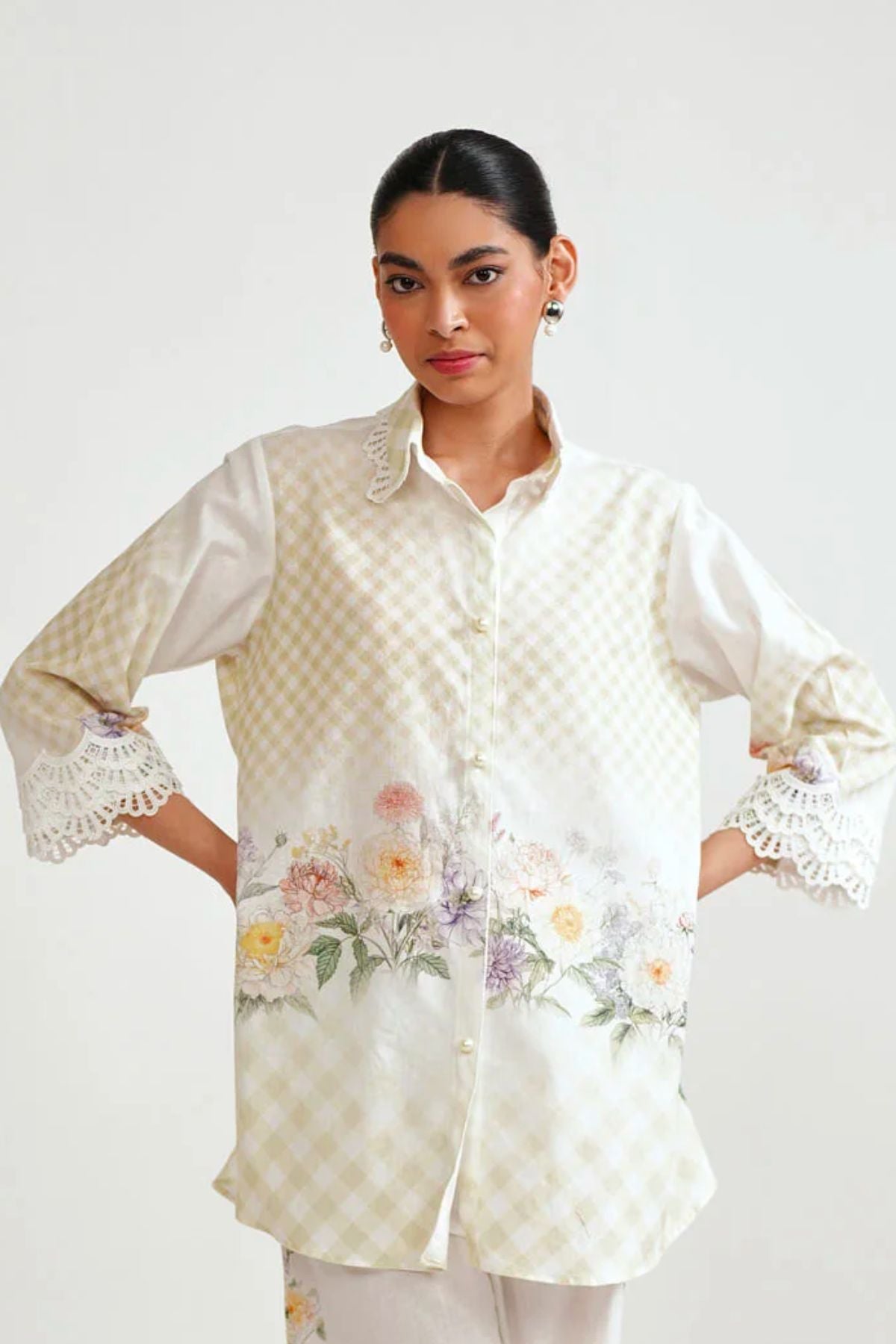 Meadow Check Top