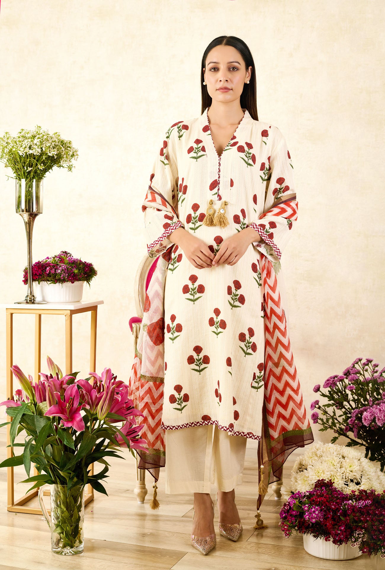 Suit Set with Dupatta