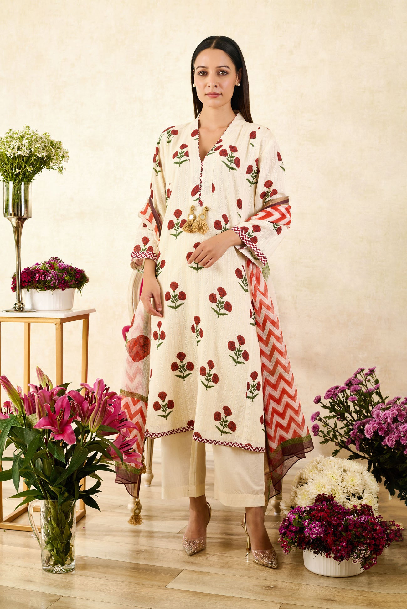 Suit Set with Dupatta