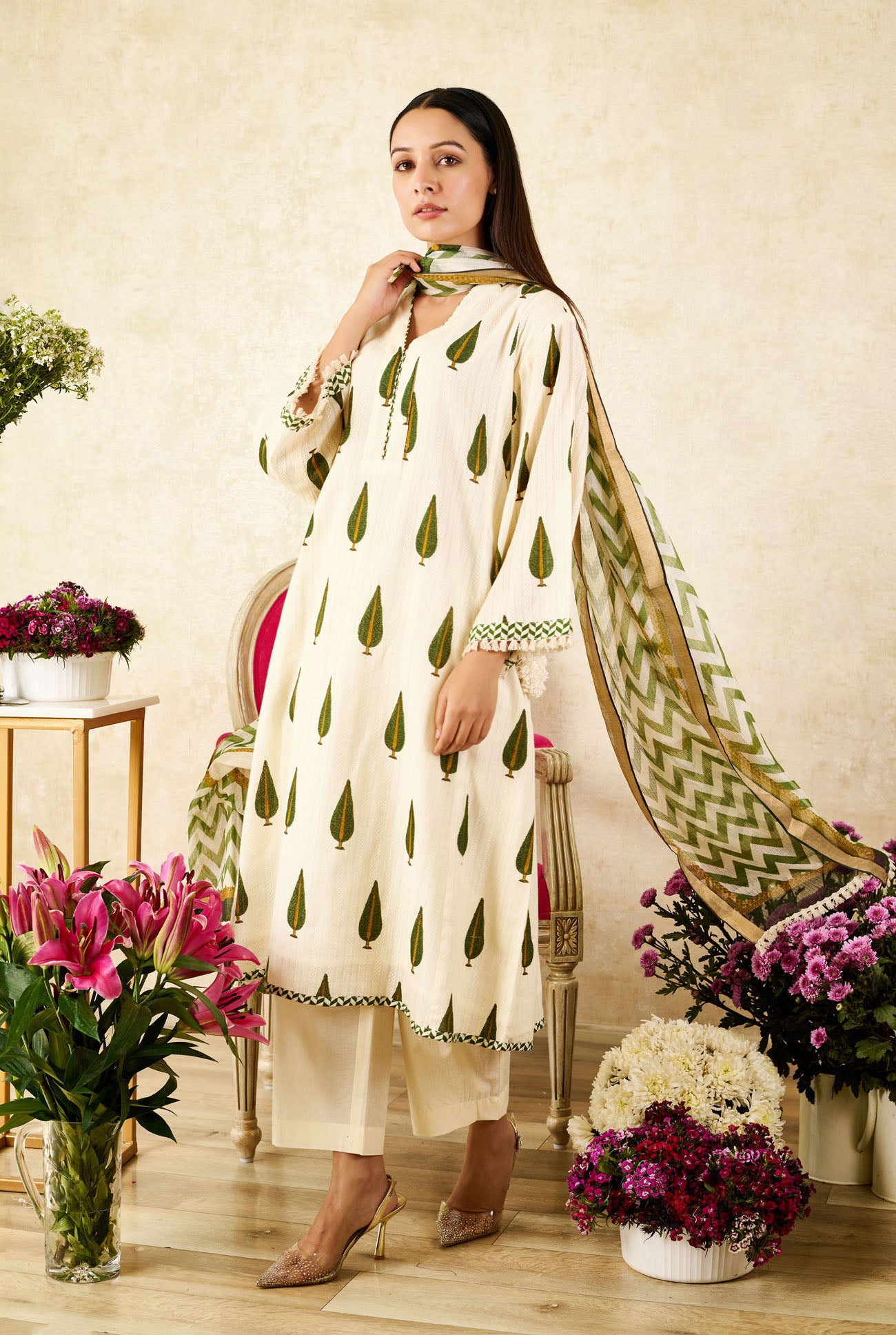Suit Set with Dupatta