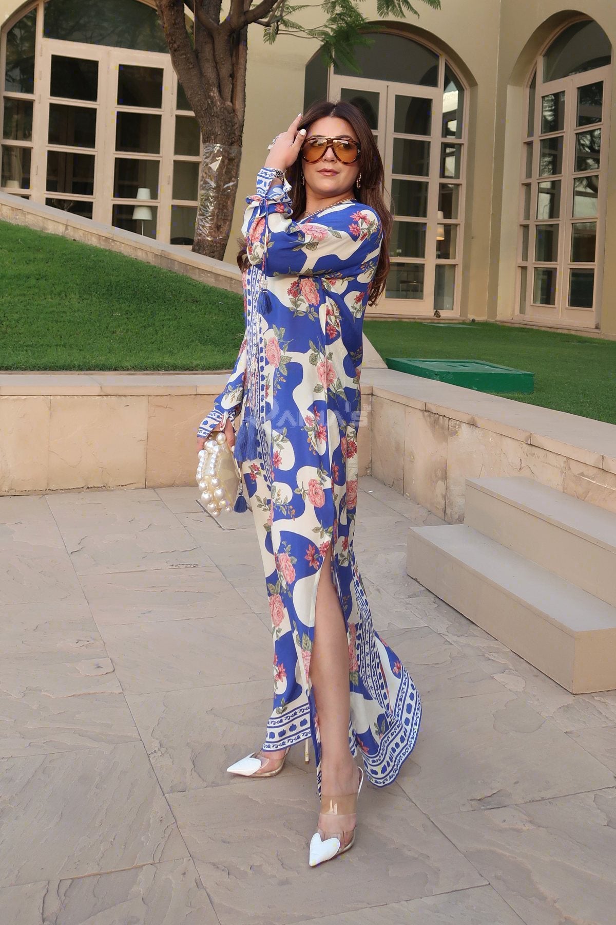 Royale Kaftan - Cobalt Blue