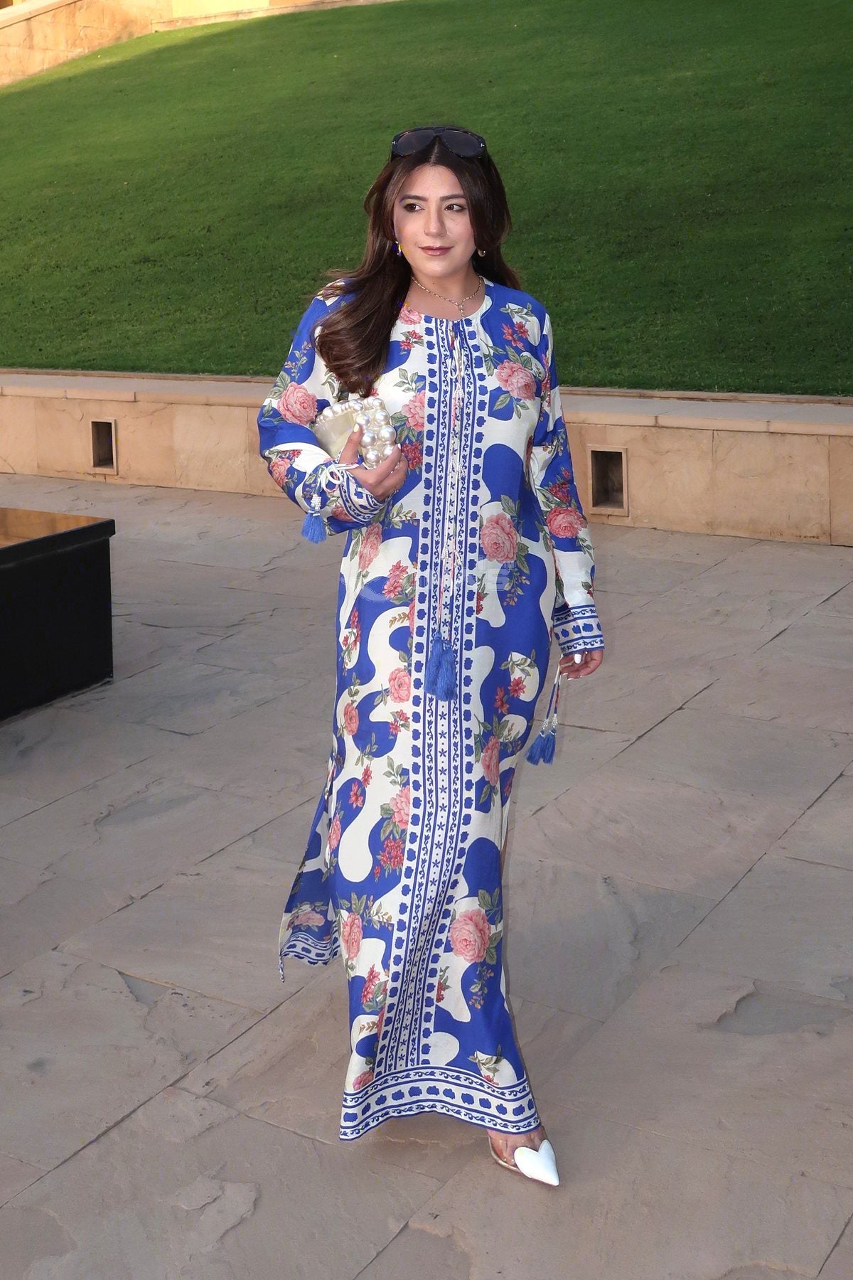 Royale Kaftan - Cobalt Blue
