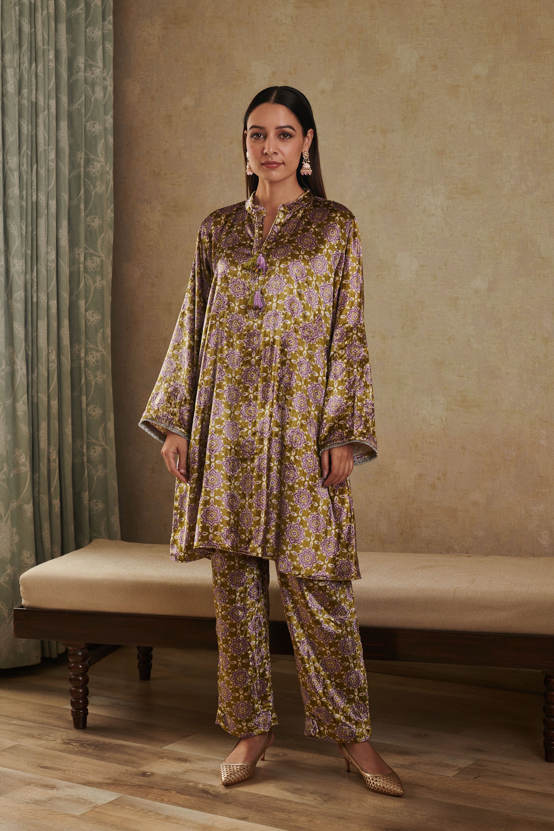 Velvet co-ord set - Main Image