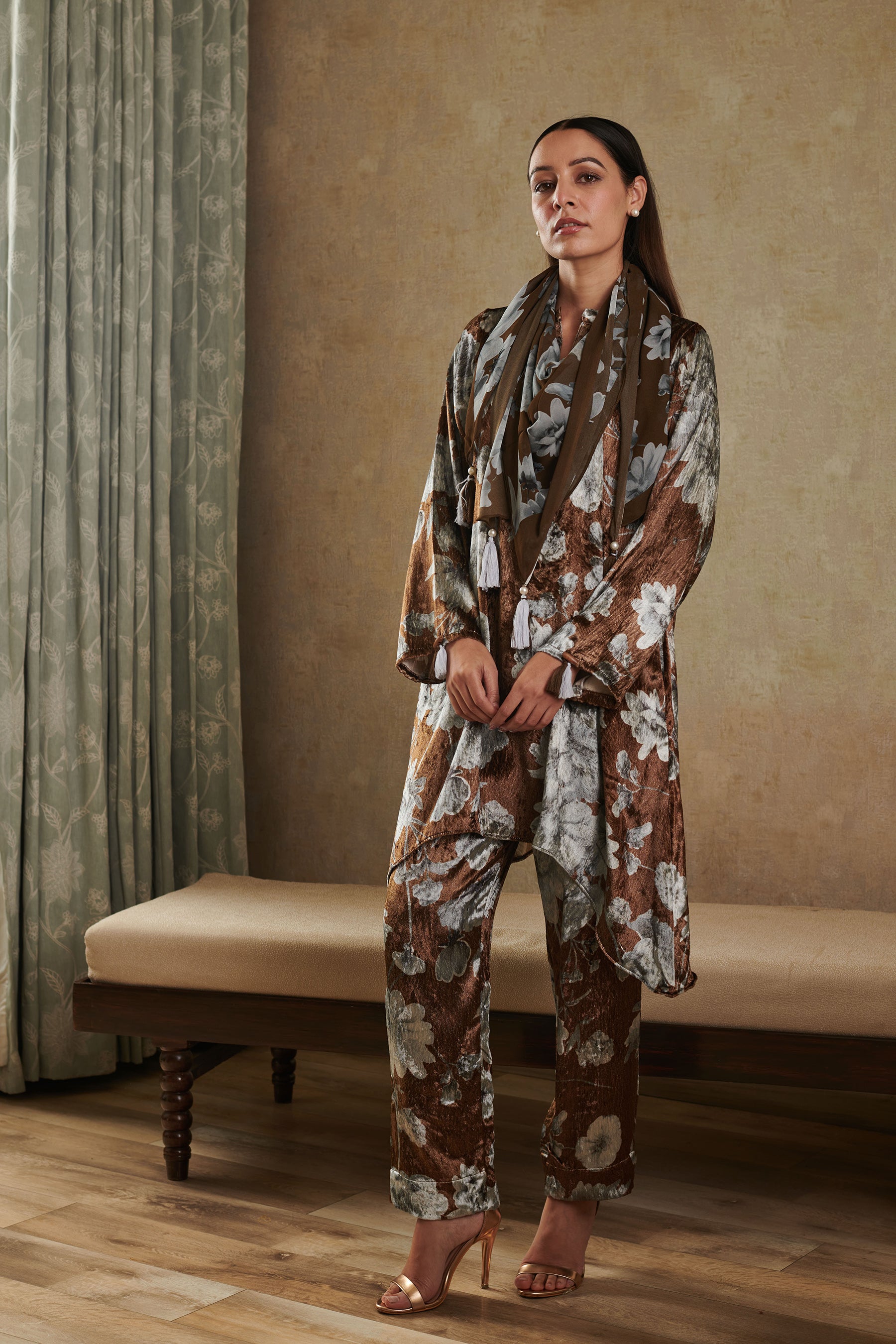 Velvet co-ord set