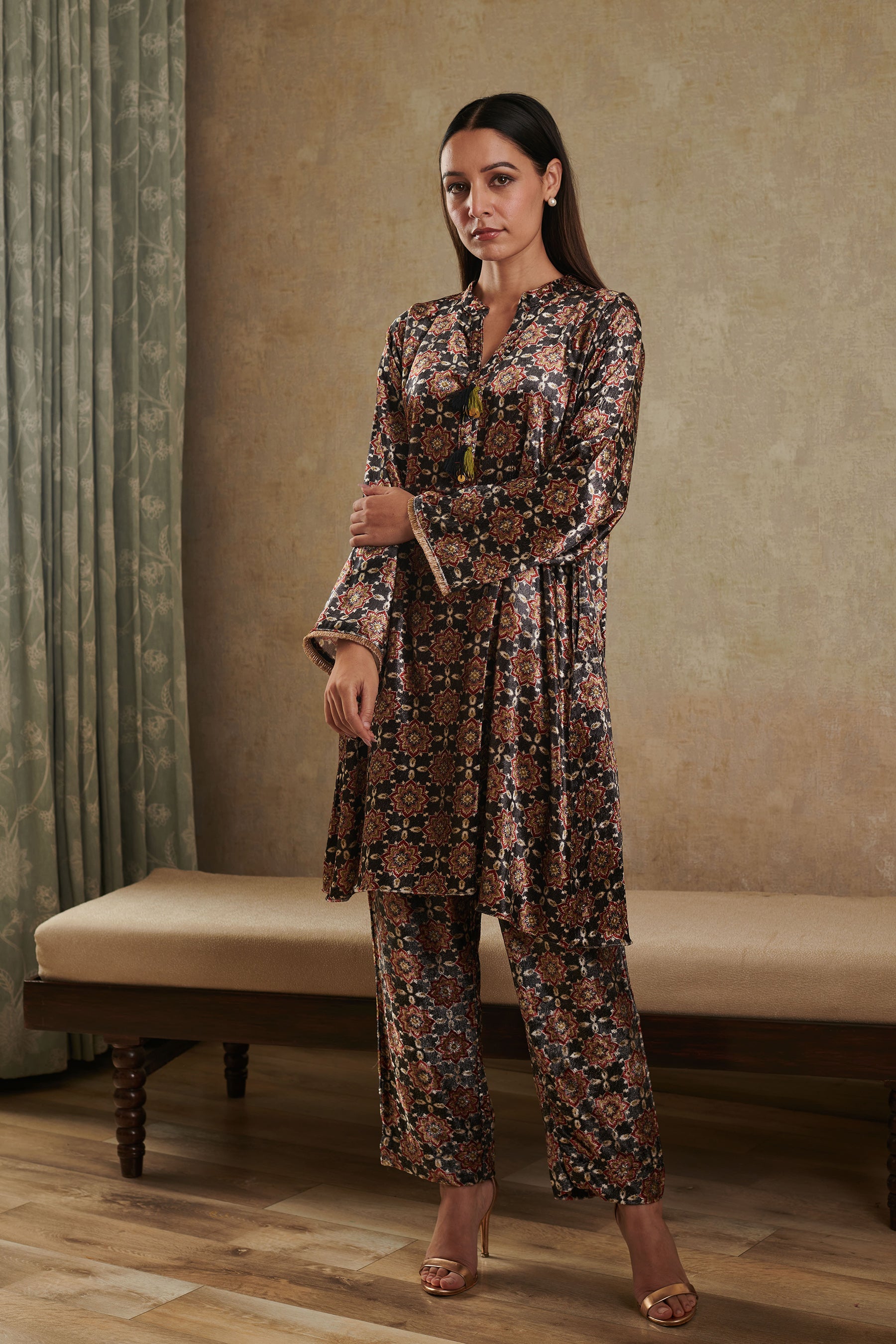 Velvet co-ord set