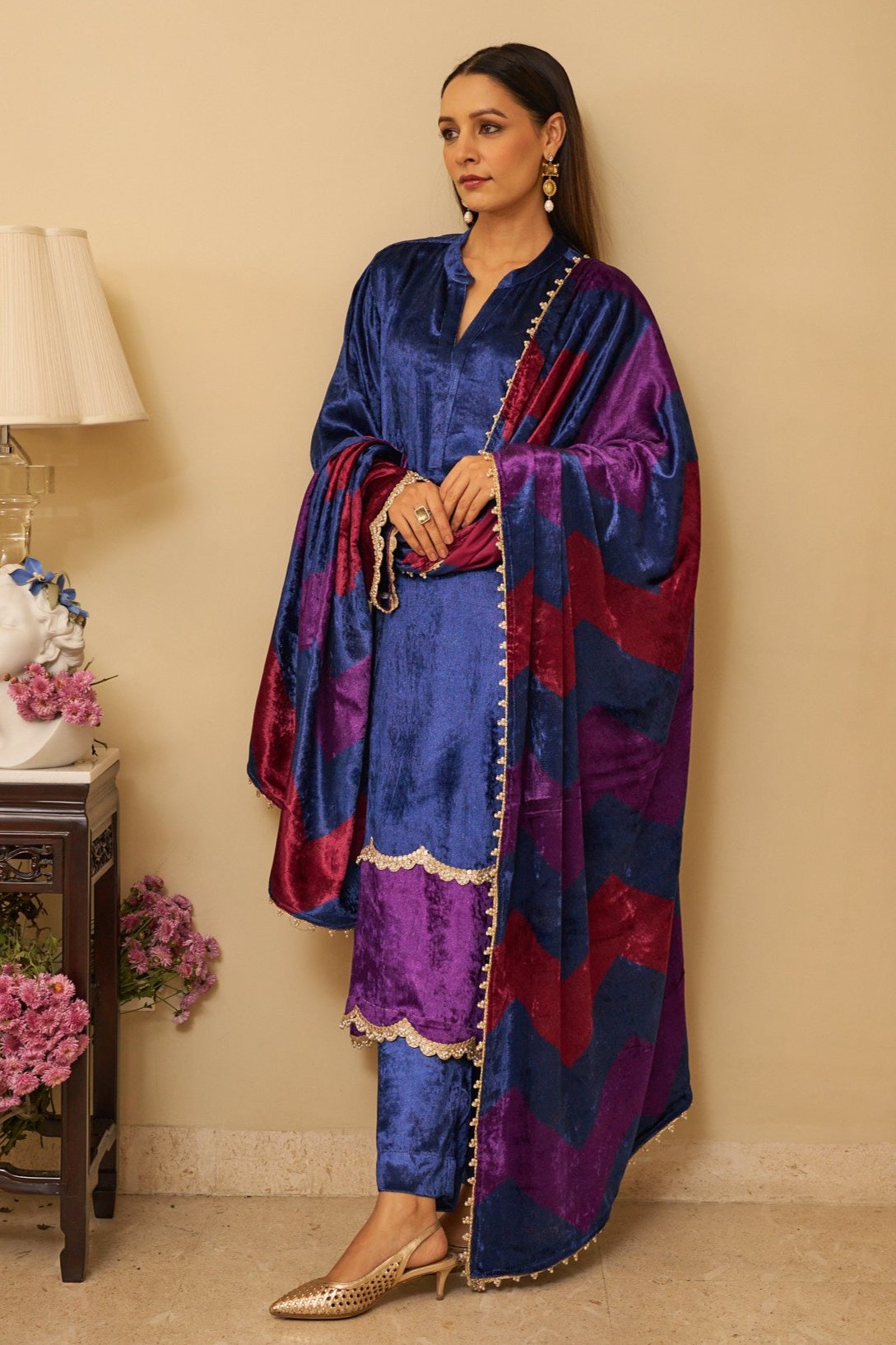 Velvet Majesty Kurta