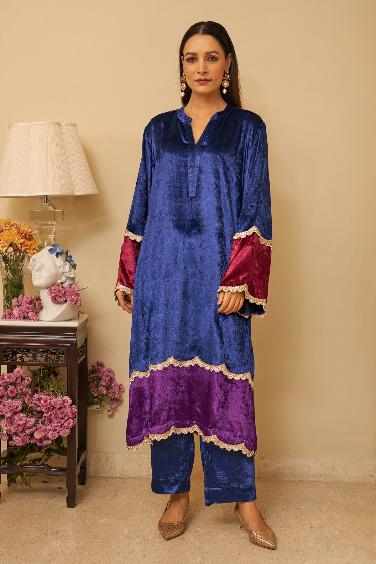 Velvet Majesty Kurta