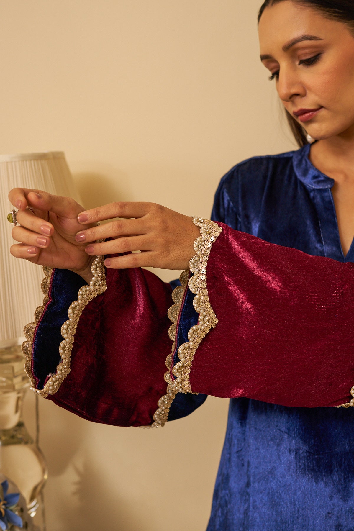 Velvet Majesty Kurta