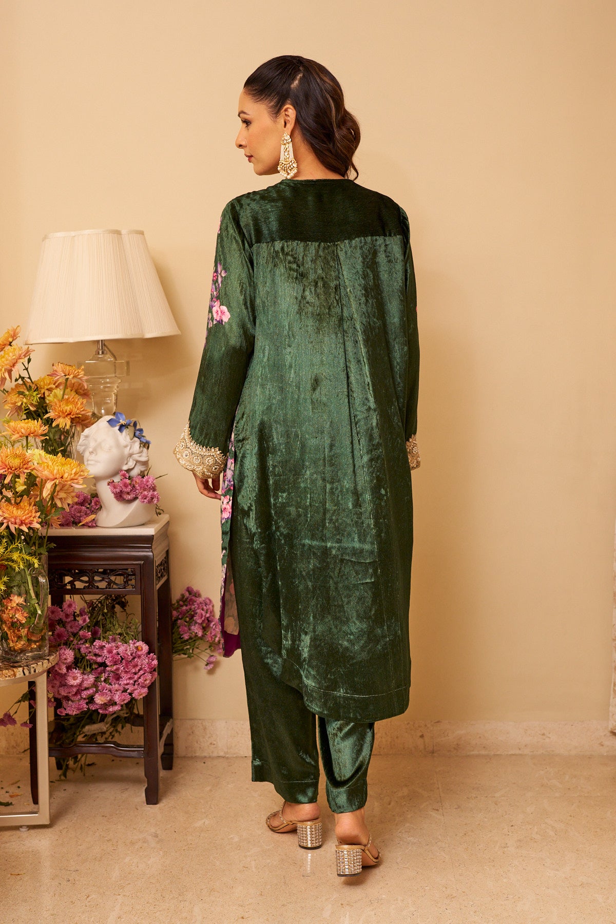 Emerald Bloom Kurta Set