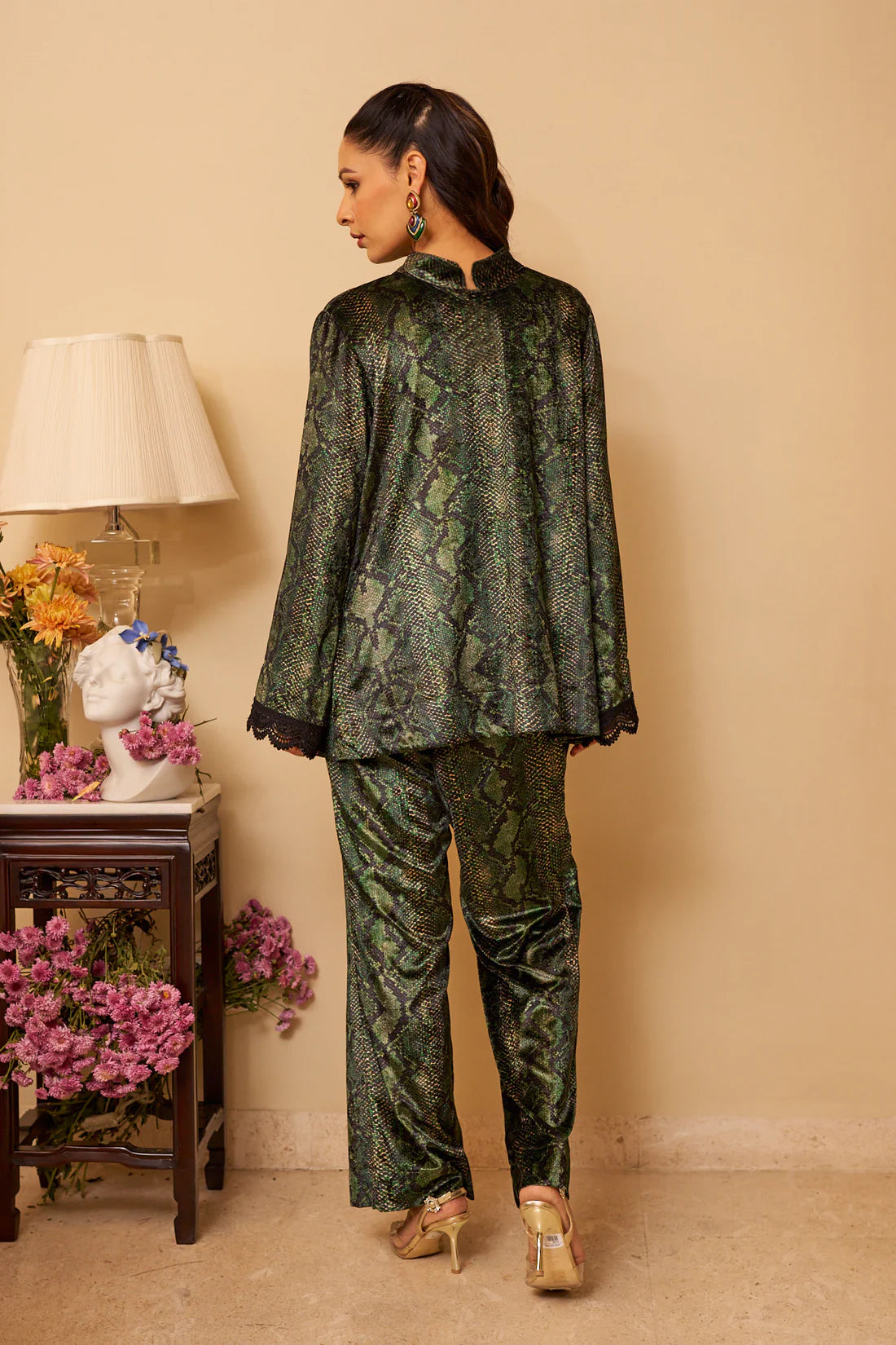 Serpent Elegance Co-ord Set