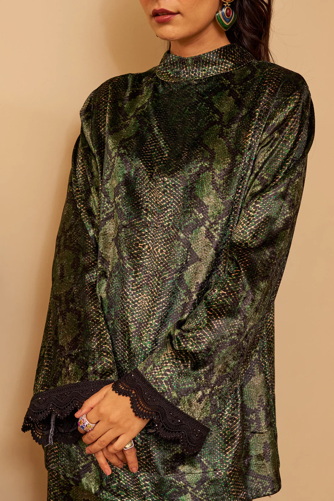 Serpent Elegance Co-ord Set