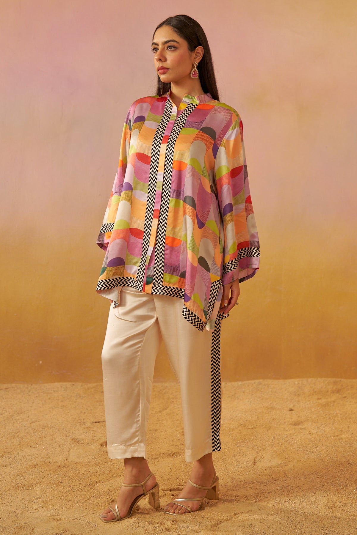 Bold Abstract Tunic Set