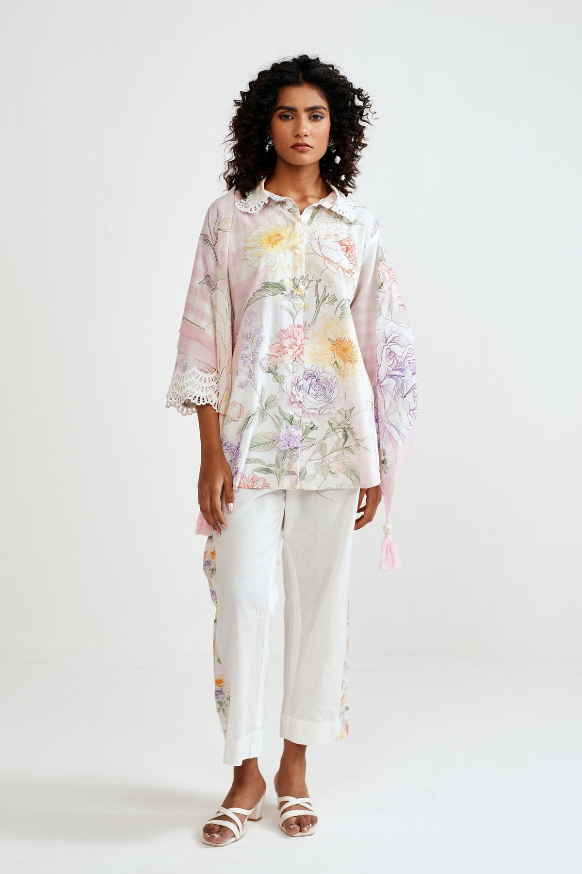Checkered Bloom Shirt