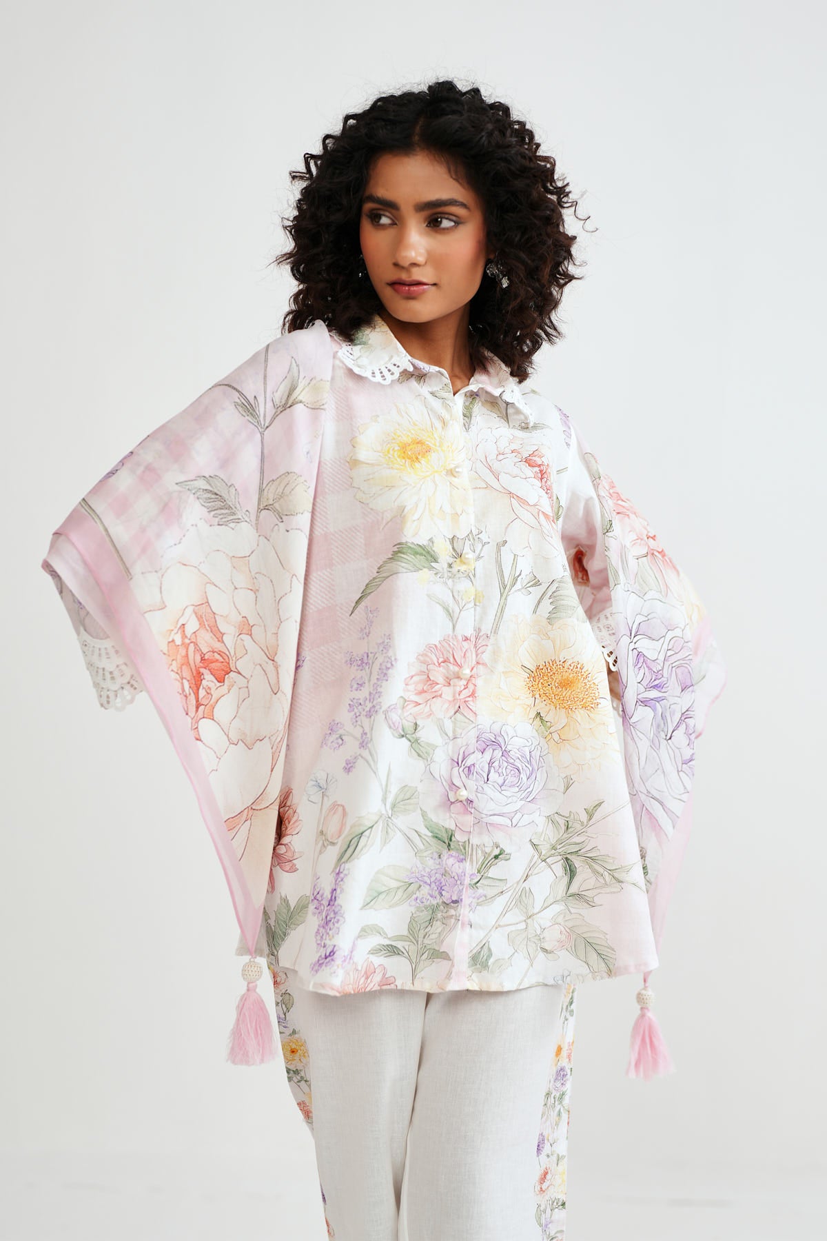 Checkered Bloom Shirt