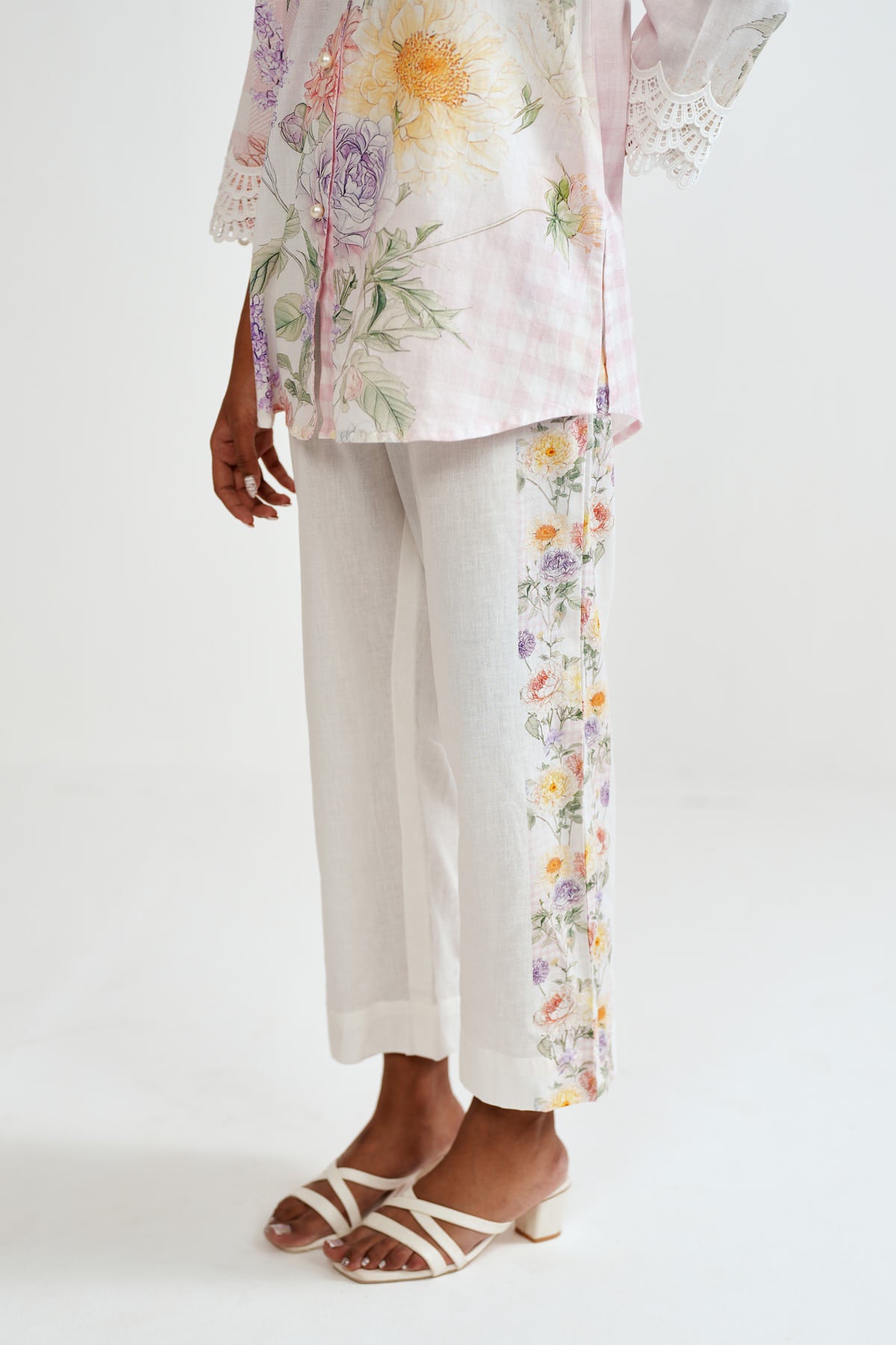 Checkered Bloom Shirt