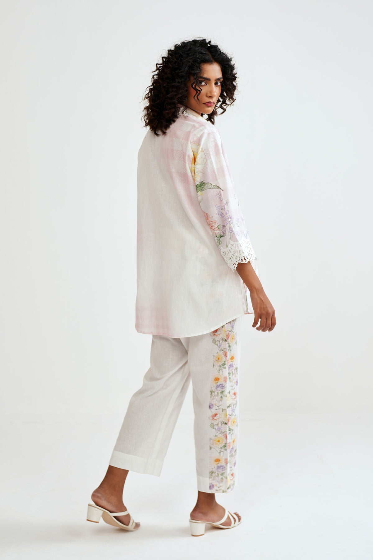 Checkered Bloom Shirt