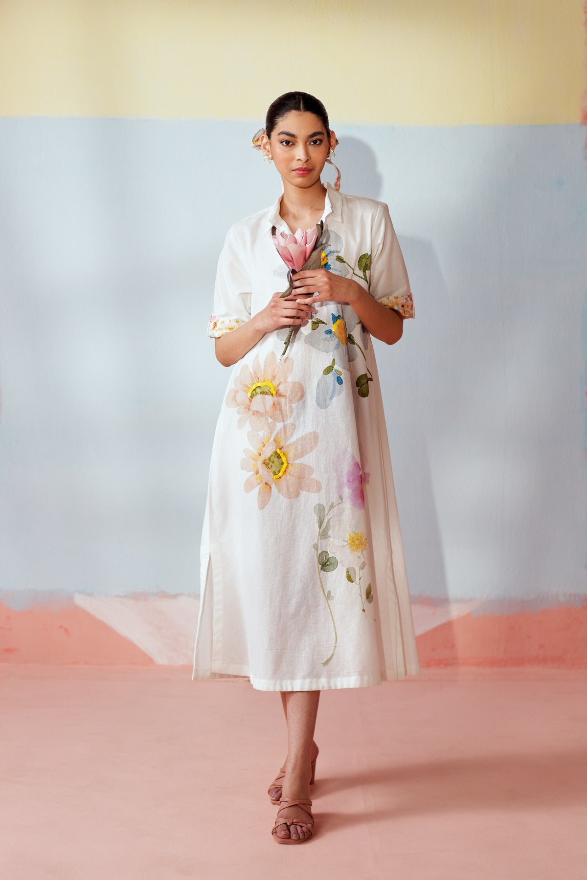 Floral Symphony Dress