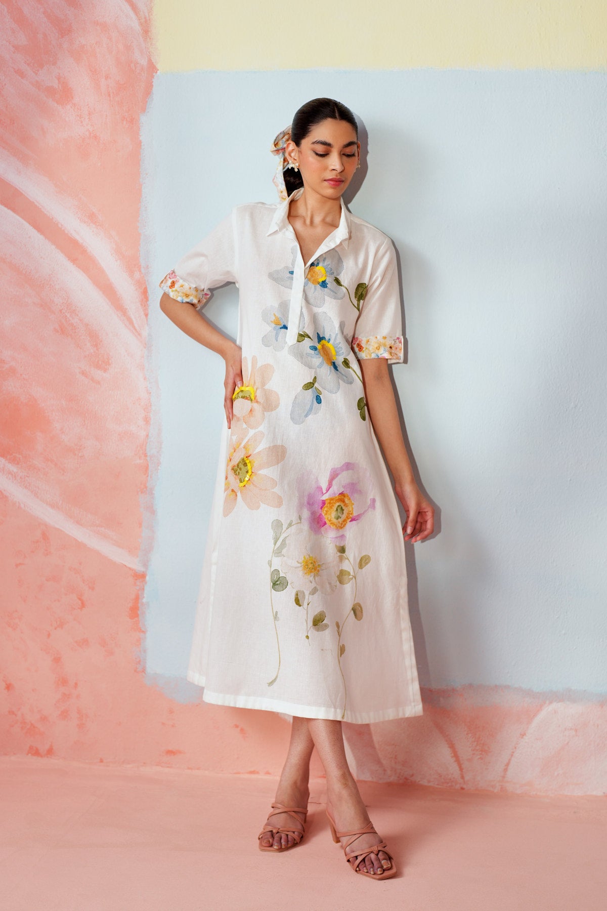 Floral Symphony Dress