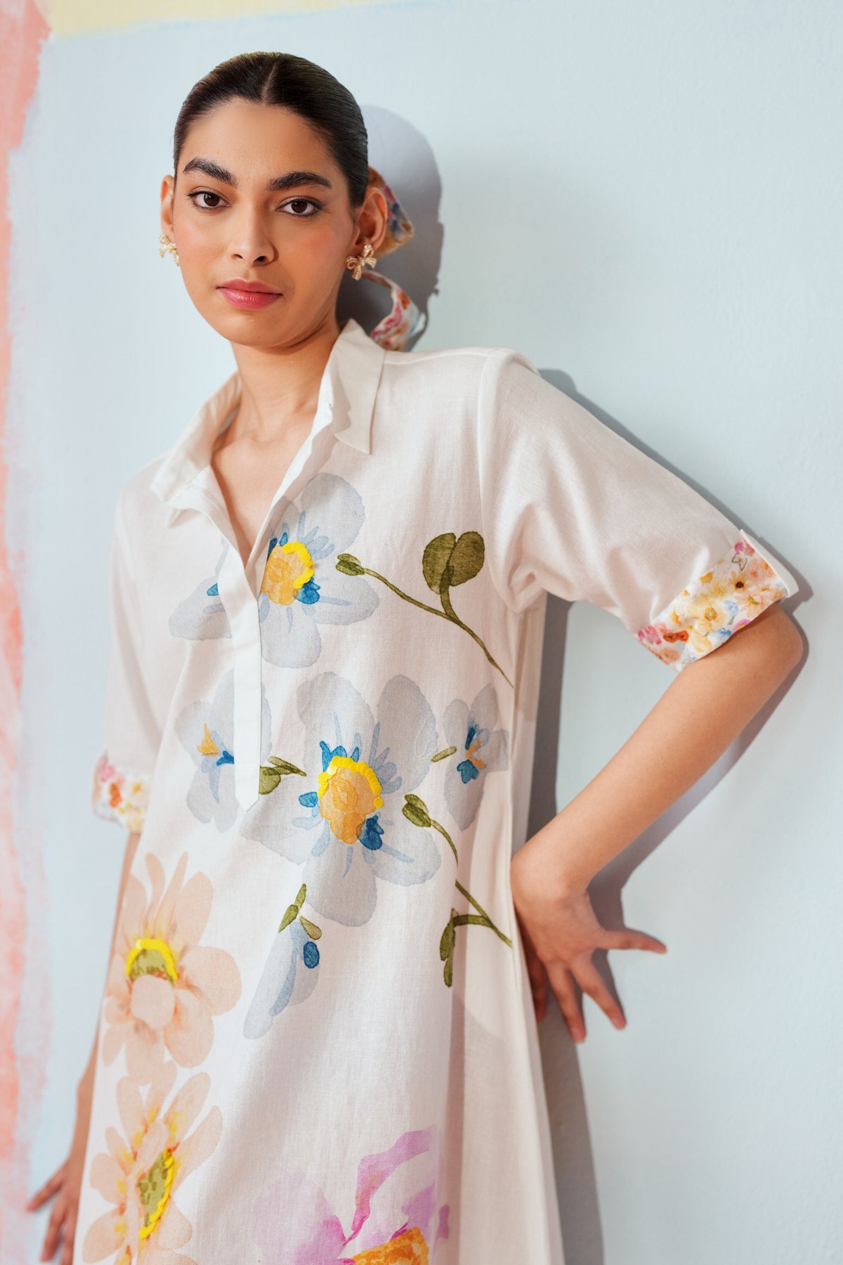 Floral Symphony Dress