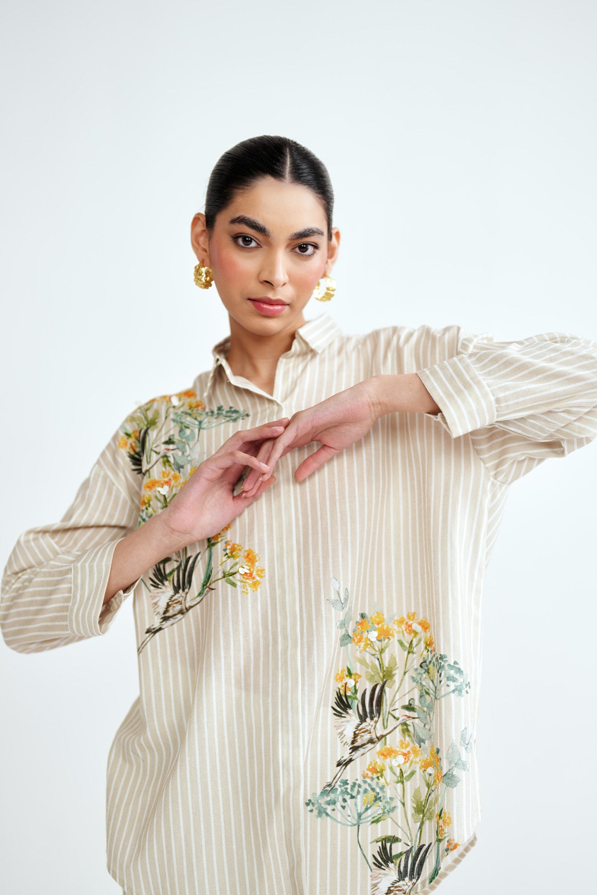 Stripe Garden Top
