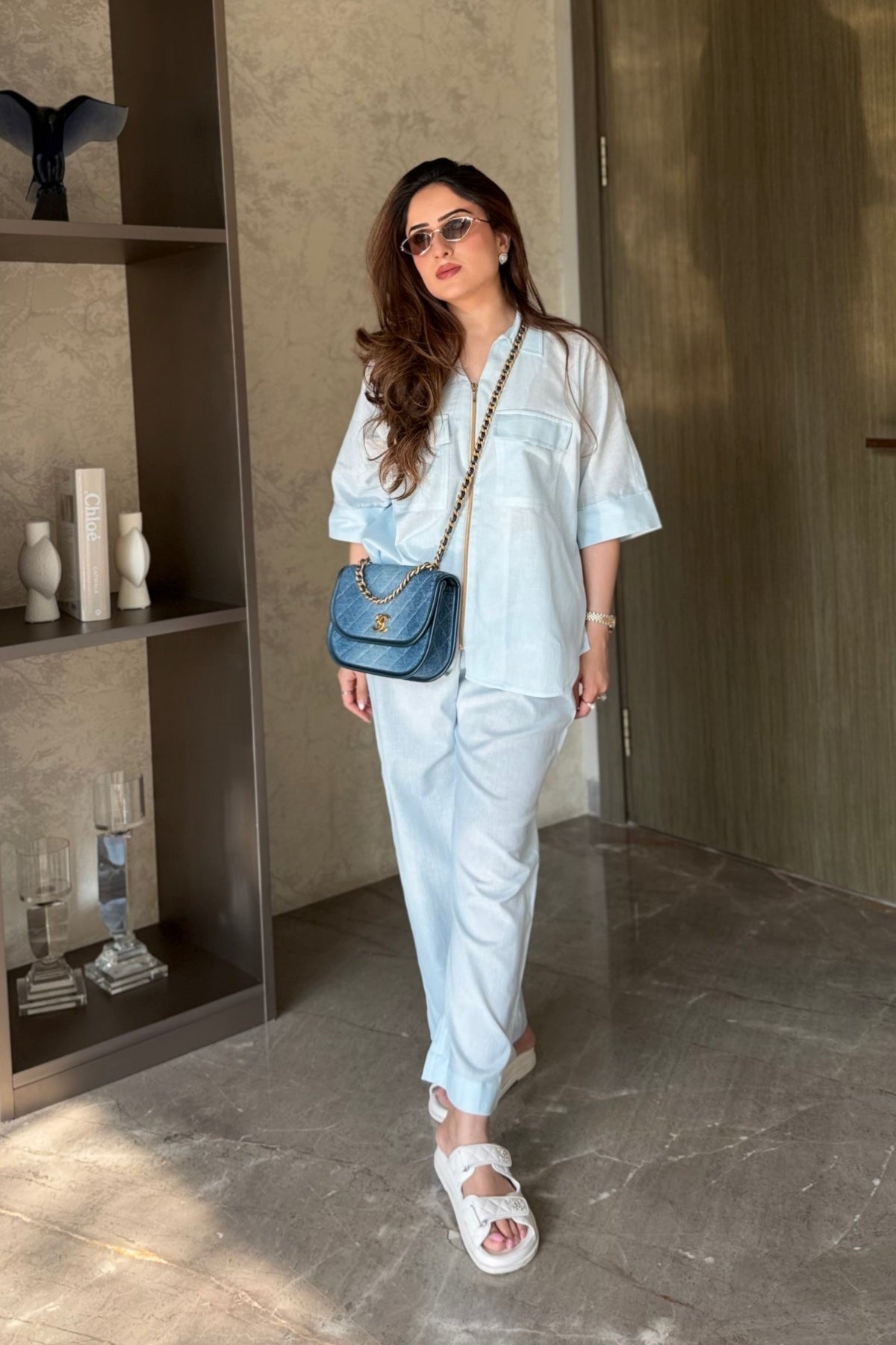 Sky Blue Co-ord Set