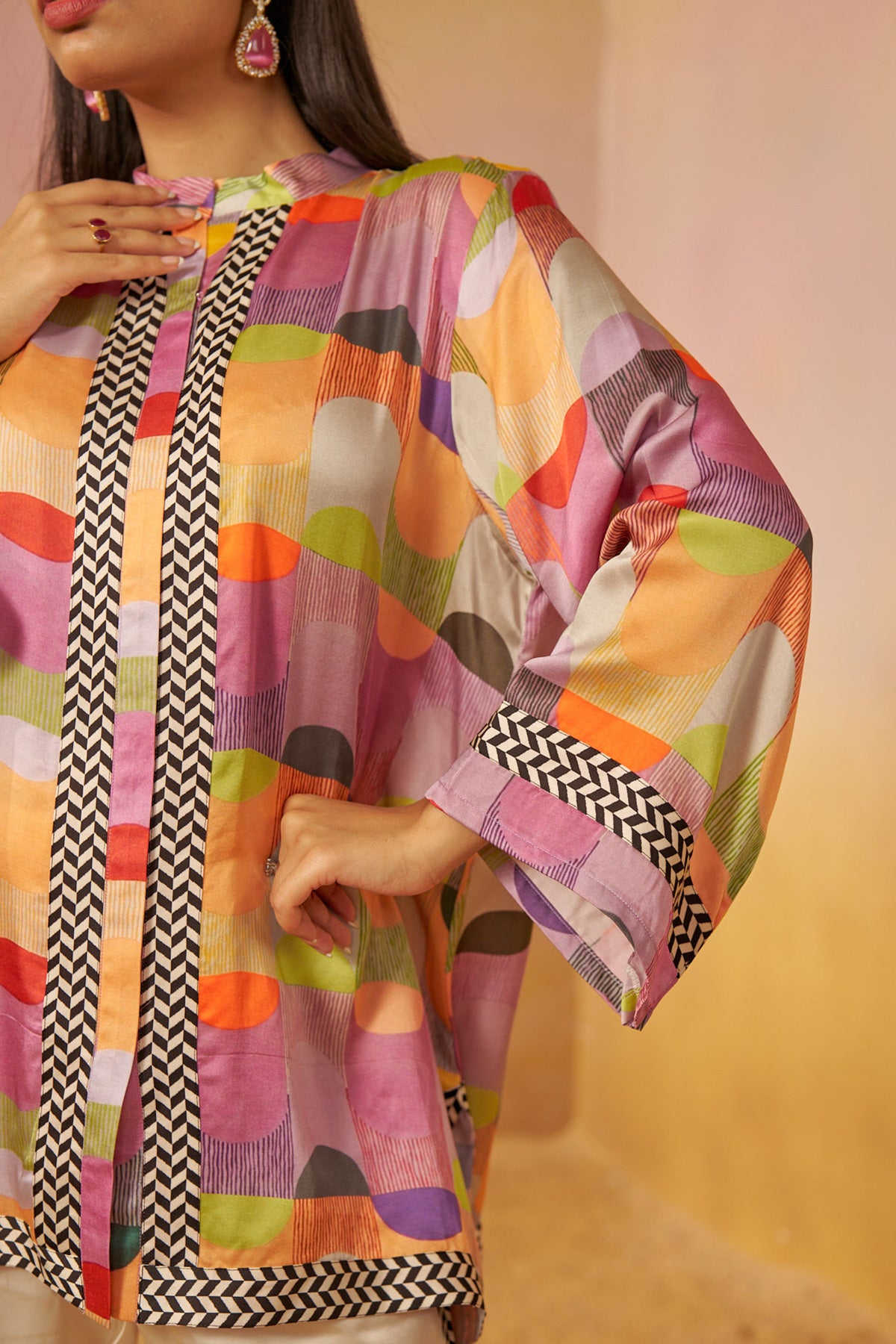 Bold Abstract Tunic Set