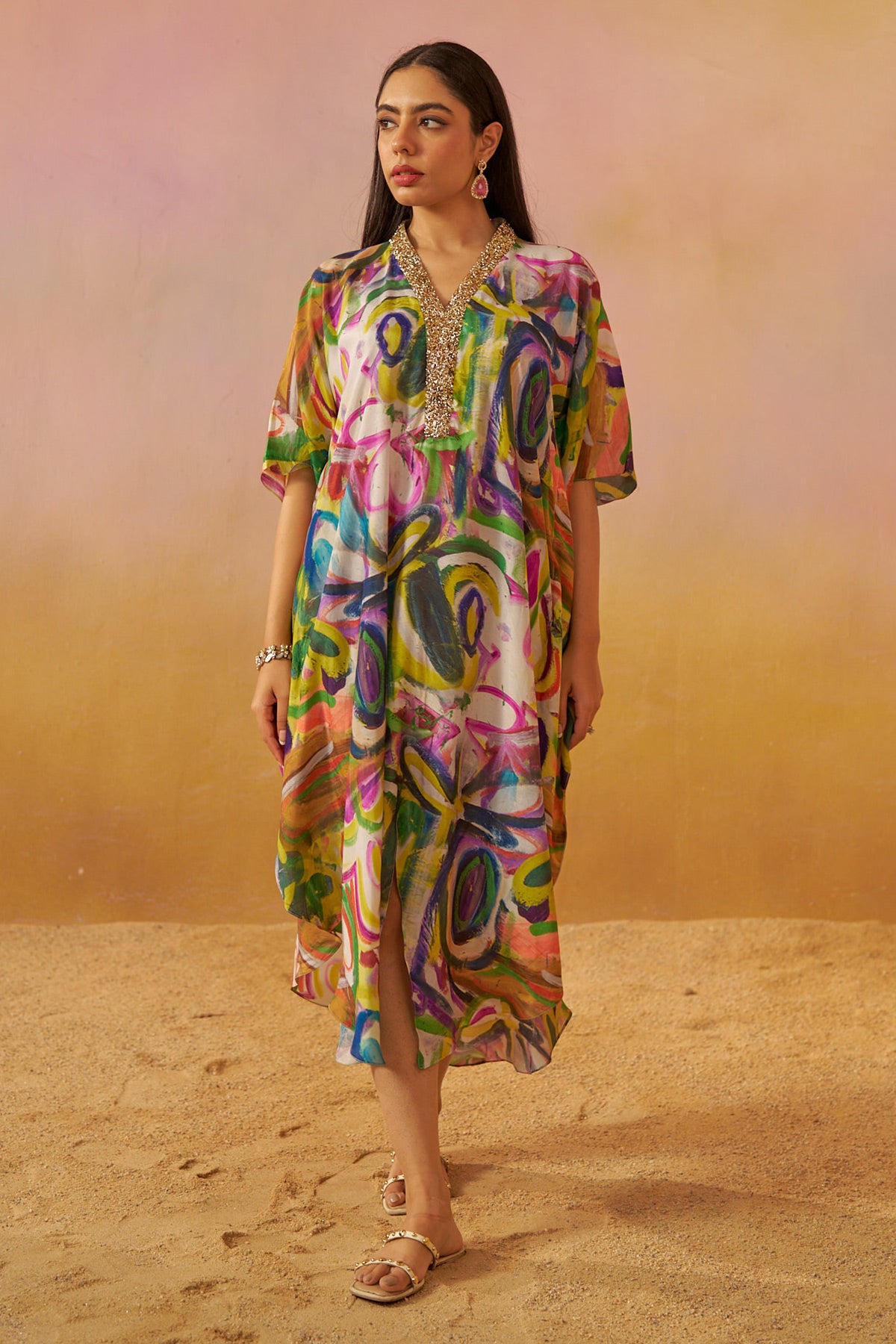 Printed Kaftan