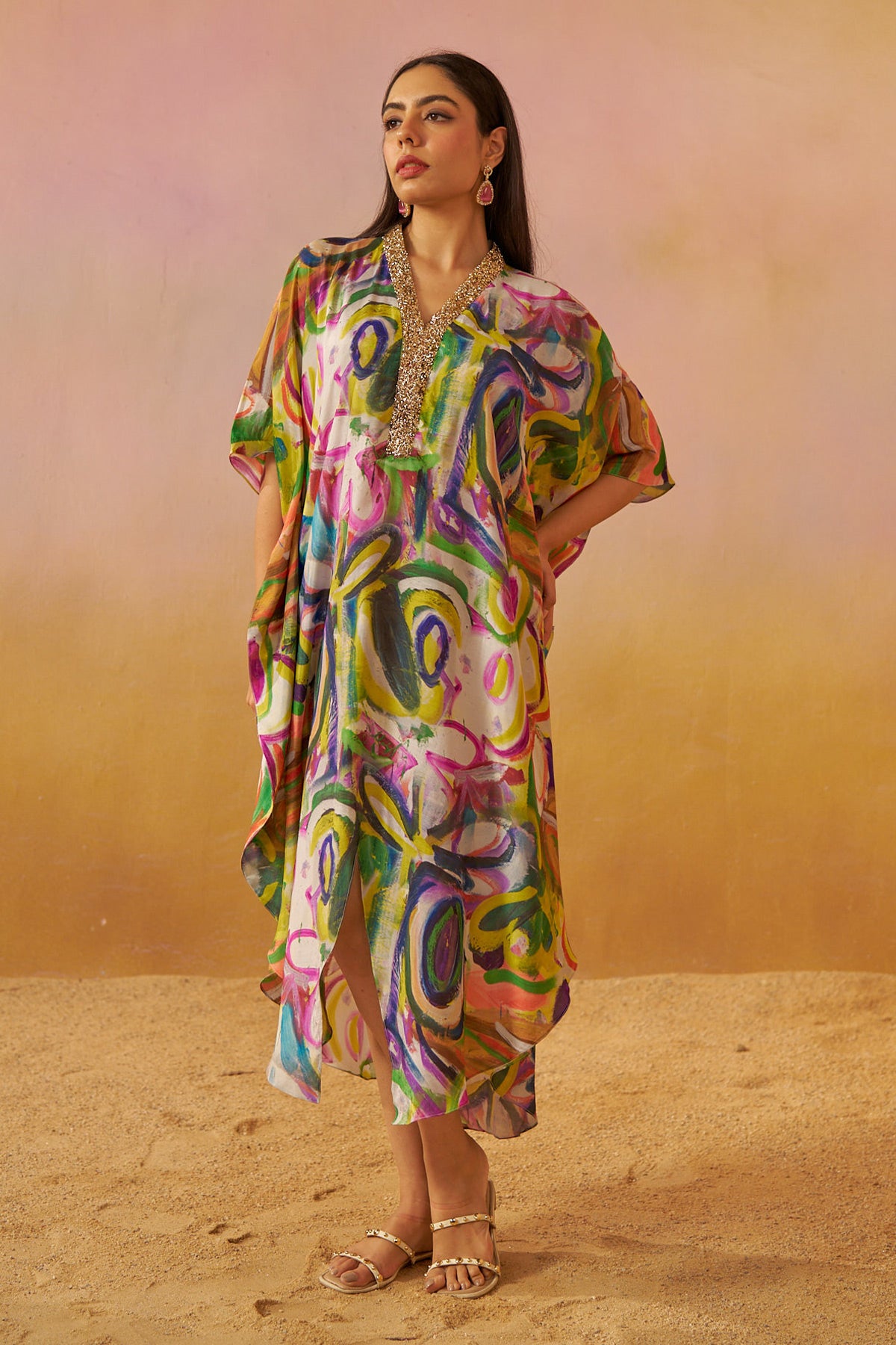 Printed Kaftan